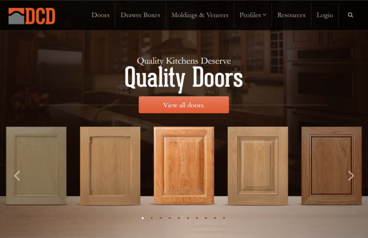 Design Craft Door - Desktop Home Page
