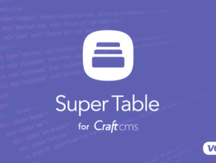 Craft CMS Super Table Plugin